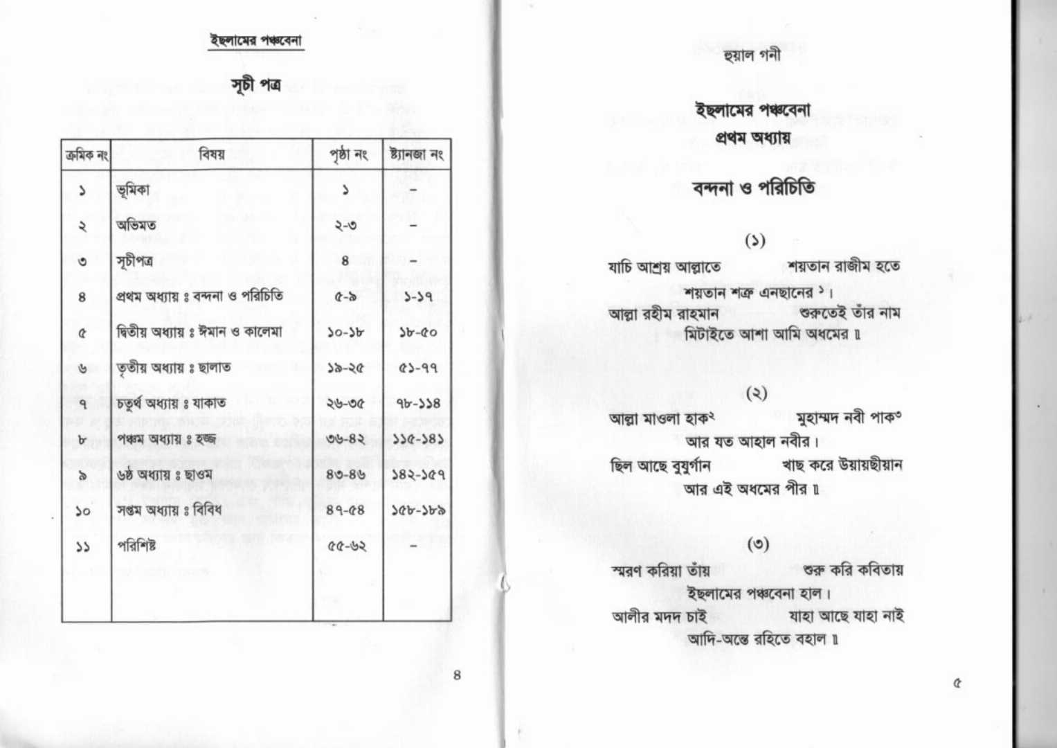 ইসলামের,পঞ্চ,বেনা