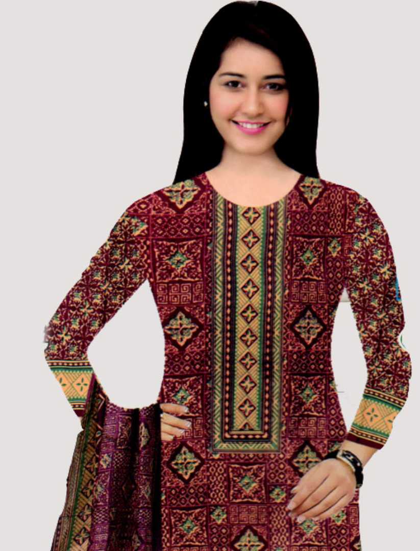 চায়না,ডিজিটাল,প্রিন্ট,লং,স্টাইল,থ্রি,পিস,