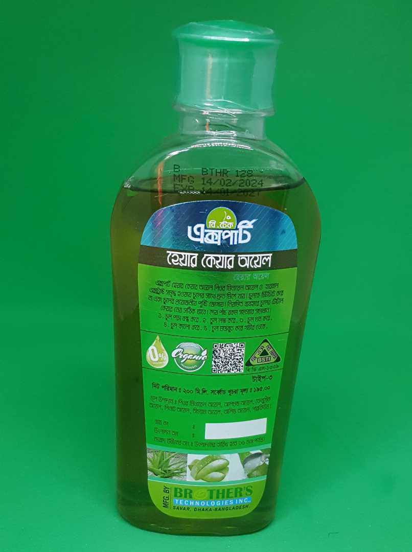 B.Tech Expert Hair Care Oil Gold