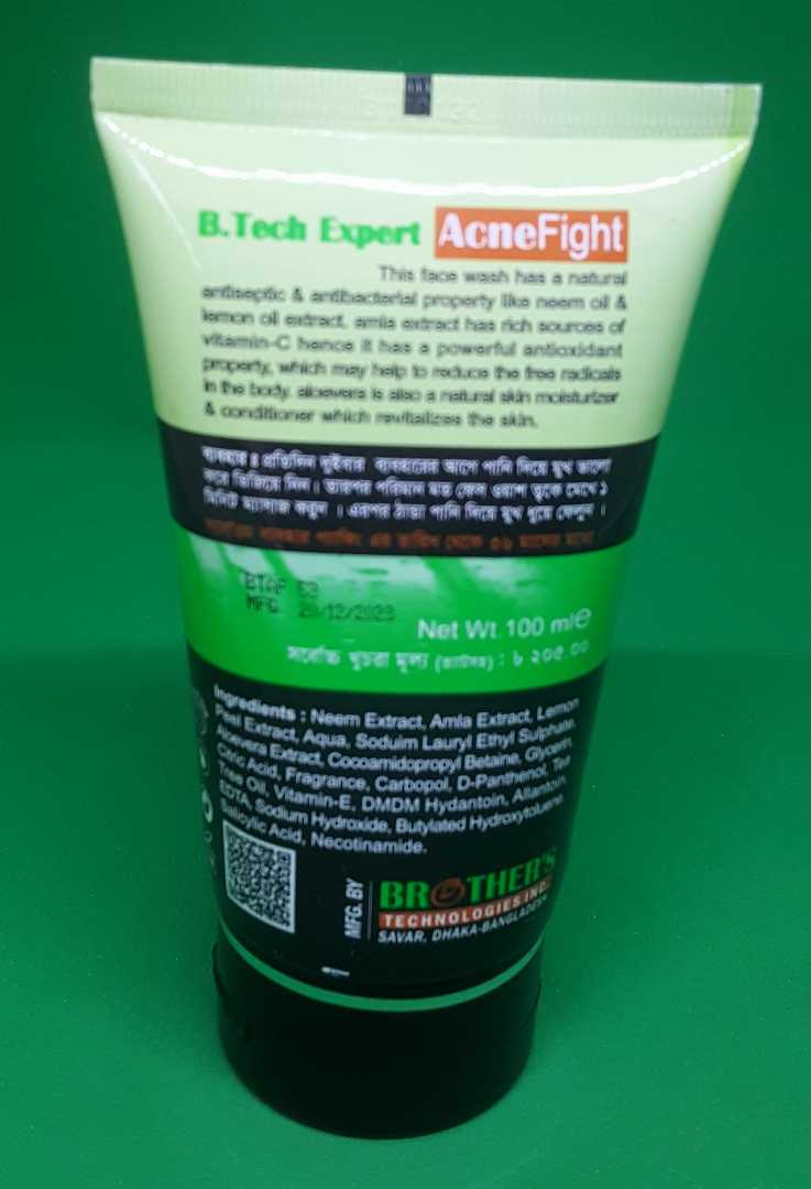 B.Tech Expert AcneFight Face Wash