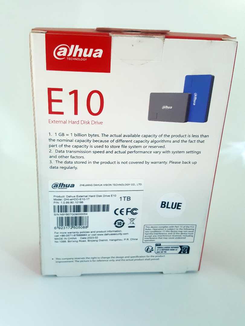 DAHUA EHDD-E10-1T 1TB EXTERNAL HARD DISK